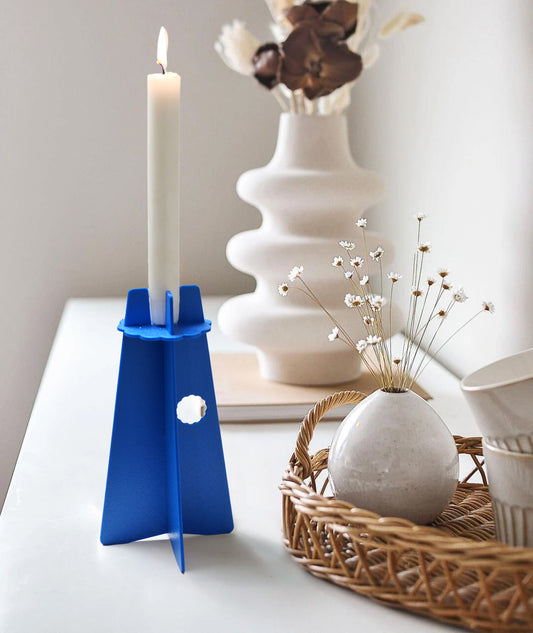 Modern Minimalist Petal Candle Holder— tall